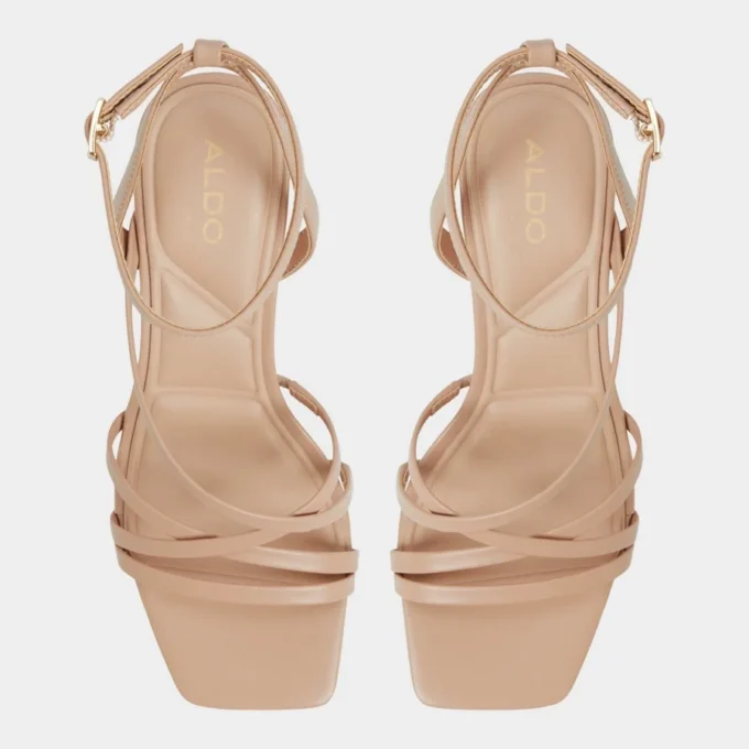 Esther Strappy heeled sandal, Block heel
