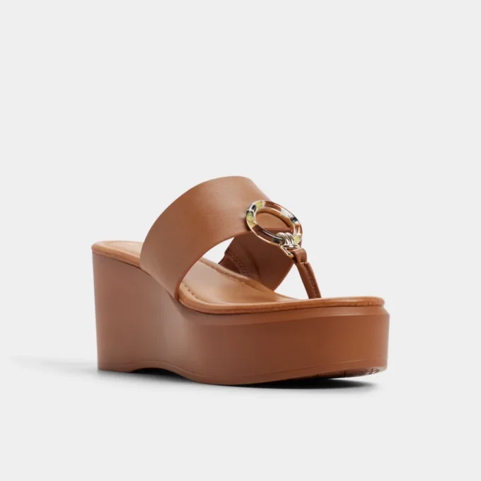 Friegan Slide sandal, Wedge heel