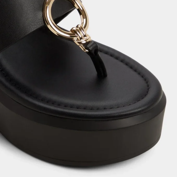 Friegan Slide sandal, Wedge heel