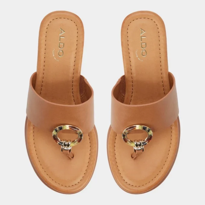 Friegan Slide sandal, Wedge heel