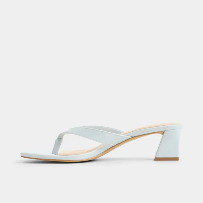 Hazy Block heeled thong sandal