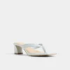 Hazy Block heeled thong sandal
