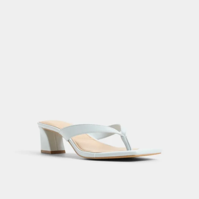 Hazy Block heeled thong sandal