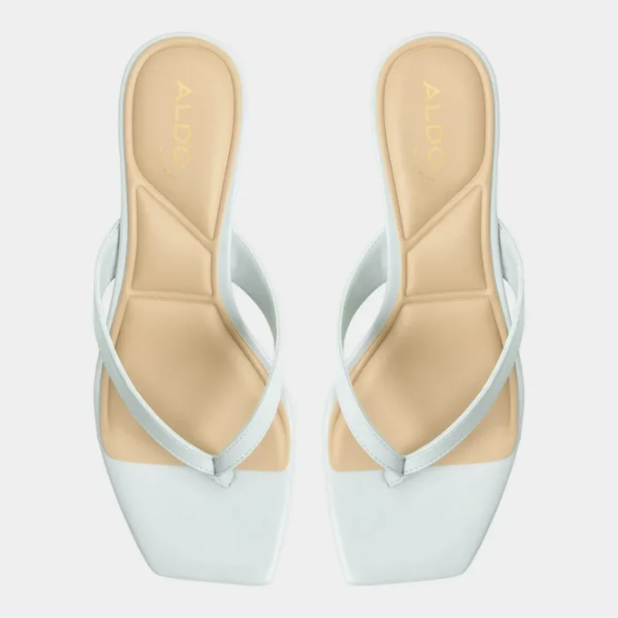 Hazy Block heeled thong sandal