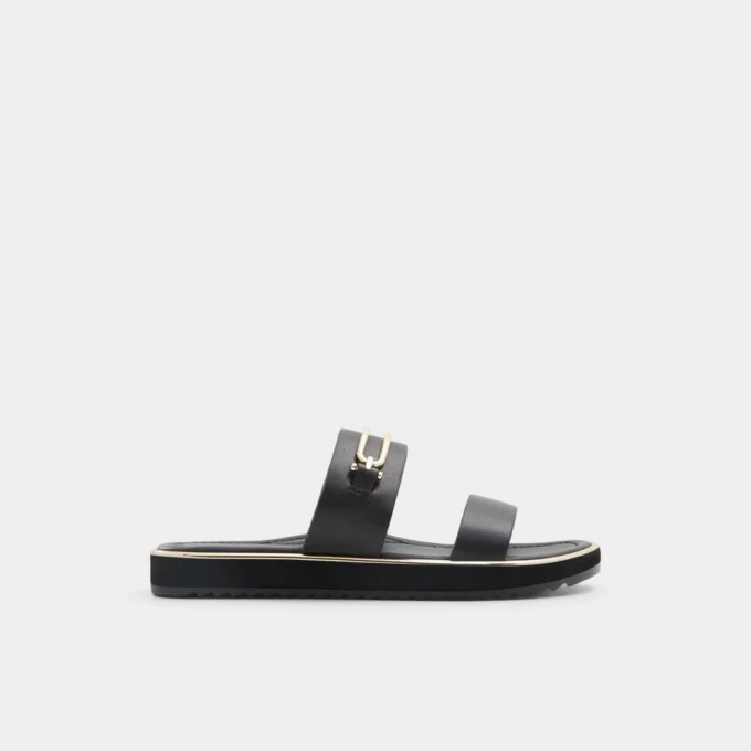Lagoon Strappy flat sandal, Footbed sandal