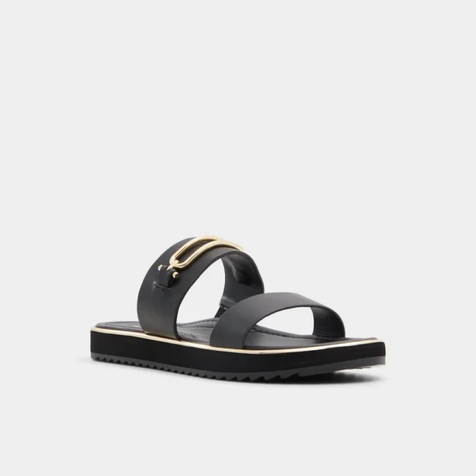 Lagoon Strappy flat sandal, Footbed sandal