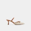 Nailah-xt Slingback heel, Kitten heel