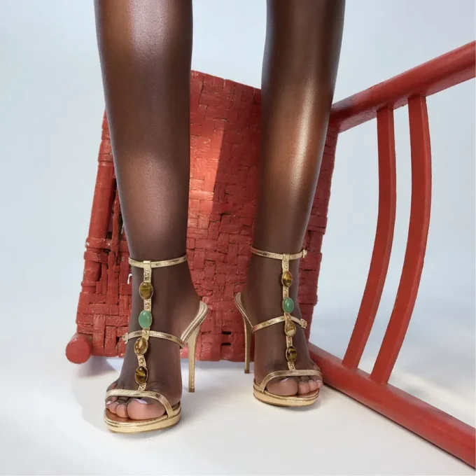 Opalia Strappy heeled sandal, Platform
