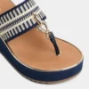 Penelopy T-strap wedge sandal, Wedge heel